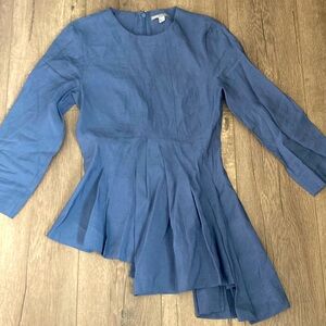 COS asymmetrical fitted blouse